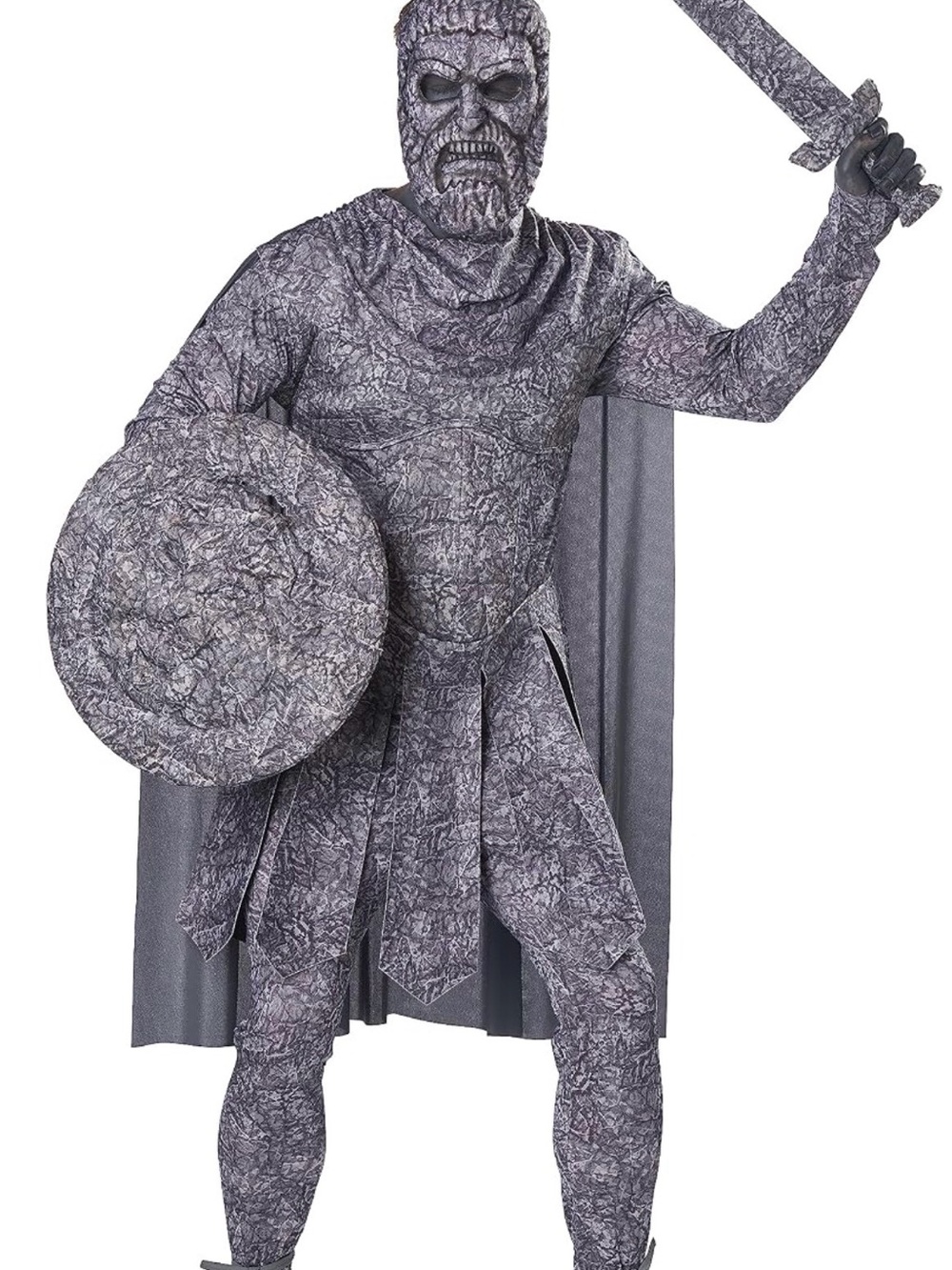 California Costumes Stone Statue Knight Costume - Gray